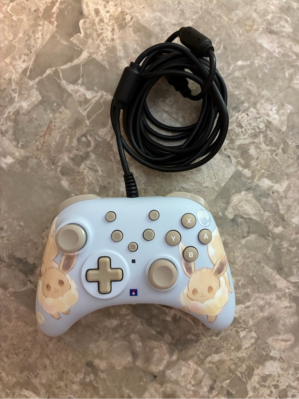 Eevee Cottage Core Blue Wired Switch 2 Controller